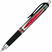 uni-ball Gel Impact Retractable Pens, Bold Point, Red, Dozen