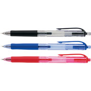 uni-ball Gel RT Retractable Pens, Micro Point, Assorted, 4/Pack