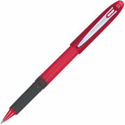 uni-ball Roller Grip Pens, Micro Point, Red, Dozen