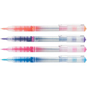 uni-ball Vision Exact Rollerball Pens, Fine Point, Assorted Fashion, 4/Pack