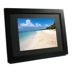 CE Compass 10.4 Digital Picture Photo Frame with MP3 Playback + 256MB SD Card (Black Wood Frame)