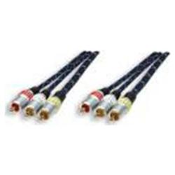 IC INTRACOM 10FT GOLD RCA TO RCA CABLE