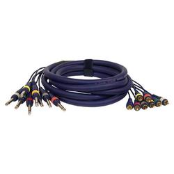 Pyle-pro 10ft 1/4-rca Snake Cbl