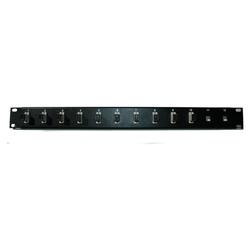 Ultra Spec Cables 12 Port LC Fiber Patch Panel Multimode (loaded 1u) 19