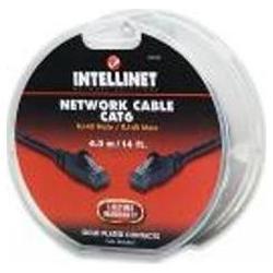 IC INTRACOM 14FT BLACK RJ-45 CAT6 CABLE