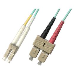Ultra Spec Cables 1M Multimode Duplex 10 Gigabit Fiber (50/125) - LC to SC