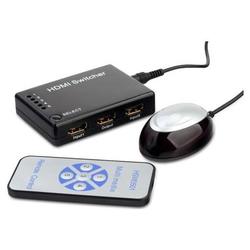 CE Compass 5 Port Mini HDMI Switch/Switcher/Selector with Remote Control + FREE Gold Plated HDMI Cable