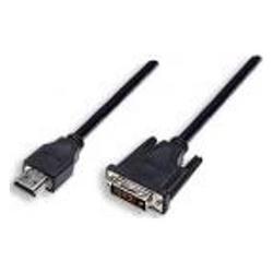 IC INTRACOM 6FT HDMI MALE TO DVI MALE