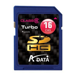 A-DATA Turbo SDHC 2.0 16GB Secure Digital Retail