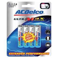 AC Delco AC DELCO AAA 4PK ULTRA- MAX ALKALINE