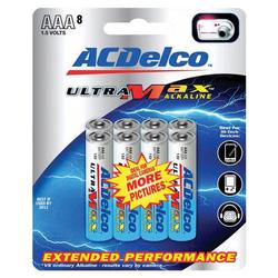 AC Delco AC DELCO AAA 8PK ULTRA- MAX ALKALINE