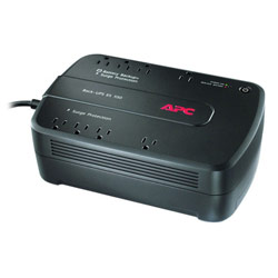 AMERICAN POWER CONVERSION APC Back-UPS ES 550VA Desktop UPS - 550VA/330W - 3.3 Minute Full-load - 4 x NEMA 5-15R - Battery Backup System, 4 x NEMA 5-15R - Surge-protected (BE550G)