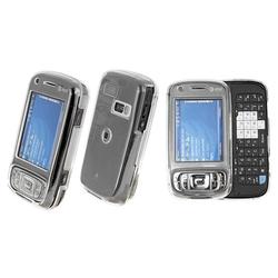 IGM ATT/Cingular HTC 8925 Tilt Kaiser TyTn II Crystal Shell Jacket Wrap Case - Smoke+Screen Guard Kit