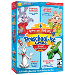 ENCORE SOFTWARE INC Adventure Workshop Preschool-1st V9