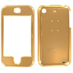 Wireless Emporium, Inc. Apple iPhone Chrome Gold Snap-On Protector Case