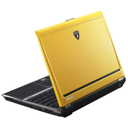 Asus Lamborghini VX3-A1Y -Yellow- Intel Core 2 Duo T9300 (2.50GHz) 12.1 WXGA (1280x800) 4GB DDR2 320GB HDD DVD Super Multi Nvidia 9300M w/ Microsoft Windows Vi