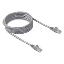 BELKIN COMPONENTS Belkin Cat. 5E UTP Patch Cable - 1 x RJ-45 - 1 x RJ-45 - 50ft - Gray