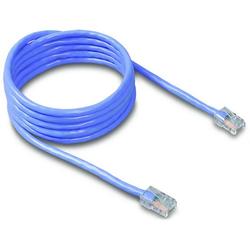 BELKIN COMPONENTS Belkin Cat.5e UTP Cable - 1 x RJ-45 - 1 x RJ-45 - 18ft - Blue