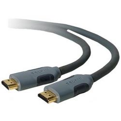 Belkin HDMI Audio Video Cable - 1 x Type A HDMI - 1 x Type A HDMI - 6ft - Dark Gray