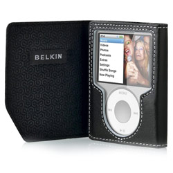 Belkin Leather Folio for iPod nano - Black