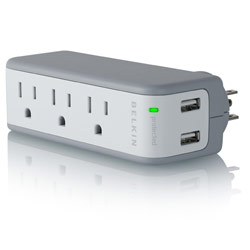 Belkin Mini Surge Protector with USB Charging (BZ103050-TVL)