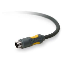 BELKIN PUREAV Belkin PureAV S-Video Cable - 1 x mini-DIN S-Video - 1 x mini-DIN S-Video - 12ft - Black