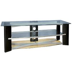 Bello Bell''O AVS-2762 Versatile Two-Tone A/V Stand - Steel, Glass - Black
