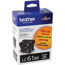 BROTHER INT L (SUPPLIES) Brother Black Ink Cartridge For MFC-6490CW Printer - Black (LC612PKS)