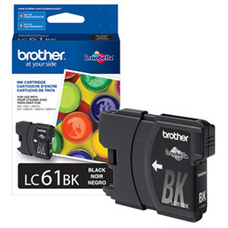 Brother Black Ink Cartridge For MFC-6490CW Printer - Black (LC61BK)