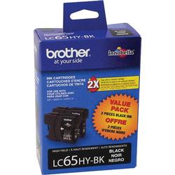 BROTHER INT L (SUPPLIES) Brother High Yield Black Ink Cartridge For MFC-6490CW Printer - Black (LC652PKS)