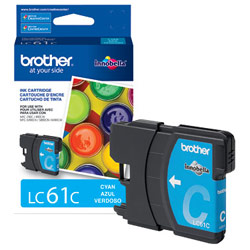 Brother LC61C Innobella Standard Yield Cyan Ink Cartridge