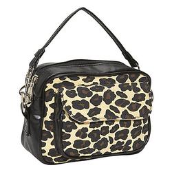 Mango Tango Brown 18 Leopard Camera Bag