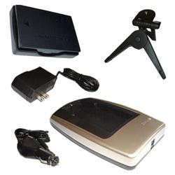 HQRP {COMBO} Premium Charger + 1500mAh NB-1LH NB-1L Battery for Canon S100 S230 S410 S430 S500 + Tripod
