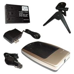 HQRP {COMBO} Premium Charger Set + Battery for Canon IXY Digital 30, 30a, 600, 700, D30, L, L2 + Tripod