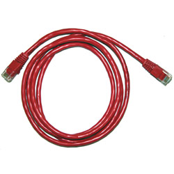 CP TECHNOLOGIES CP TECH Cat. 5e Patch Cable - 1 x RJ-45 - 1 x RJ-45 - 25ft - Red
