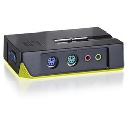 CP TECHNOLOGIES CP TECH LevelOne KVM-0211 2-Port KVM Switch - 2 x 1 - 2 x HD-15 Keyboard/Mouse/Video, 2 x Mini Type B USB