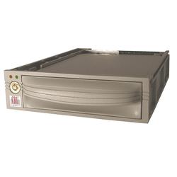 CRU DataPort 10 3.5 Hard Drive Enclosure - Storage Enclosure - 1 x 3.5 - 1/3H Internal Hot-swappable - Beige