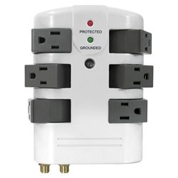 CTA Digital Surge Ro-Tector 6/90 6-Outlets Surge Suppressor - Receptacles: 6 - 2160J