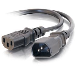 CABLES TO GO Cables To Go Power Extension Cable - 250V AC - 10ft - Black