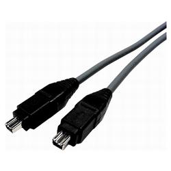 CABLES UNLIMITED Cables Unlimited 10ft 4Pin 4Pin 1394 IEEE Firewire Cable - 1 x FireWire - 1 x FireWire - 10ft - Black