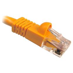 CABLES UNLIMITED Cables Unlimited 14ft Orange Cat5e Snagless Patch Cable - 1 x RJ-45 - 1 x RJ-45 - 14ft - Orange