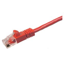 CABLES UNLIMITED Cables Unlimited 25ft Red Cat6 Patch Cable - 1 x RJ-45 - 1 x RJ-45 - 25ft - Red
