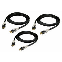 CABLES UNLIMITED Cables Unlimited 3-pack Pro A/V Series HDMI 1.3 Home Theatre Cables 2M/3M Combo (PCM-2295-2M-3M)