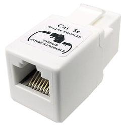 CABLES UNLIMITED Cables Unlimited Cat5e RJ45 Keystone Coupler - RJ-45 Female to RJ-45 Female