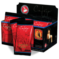 TRUSTIN Cafejo Breakfast Blend Gourmet Coffee Fractional Packs (18pk)