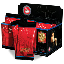 TRUSTIN Cafejo Colombian Gourmet Coffee Fractional Packs (18pk)