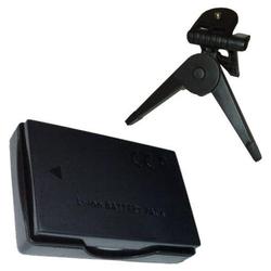 HQRP Canon NB-1LH Equivalent Digital Camera Battery for PowerShot S230, S500; IXY S200 + Mini Tripod