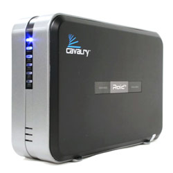 Cavalry Storage Cavalry 2TB USB 2.0 2-bay RAID External Hard Drive (CADA002U32A)