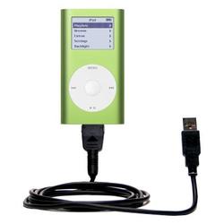 Gomadic Classic Straight USB Cable for the Apple iPod Mini with Power Hot Sync and Charge capabilities - Gom