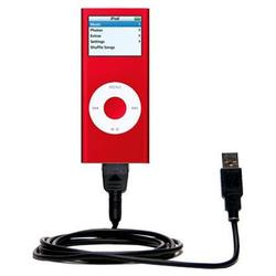 Gomadic Classic Straight USB Cable for the Apple iPod Nano 8GB with Power Hot Sync and Charge capabilities -